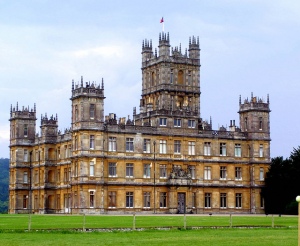 Highclere Castle ~ photo from flickr creative commons. 